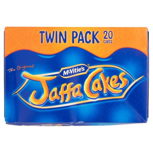 Original McVitie's The Original Jaffa Cakes Twin Pack Imported From The UK England The Very Best Original British Jaffa Cakes A Genoise Sponge Base Layer Of Orange Flavored Jam Coating Of Sponge - 
