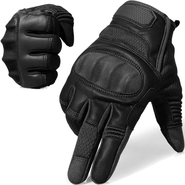 AXBXCX Touch Screen Full Finger Gloves for Motorcycles