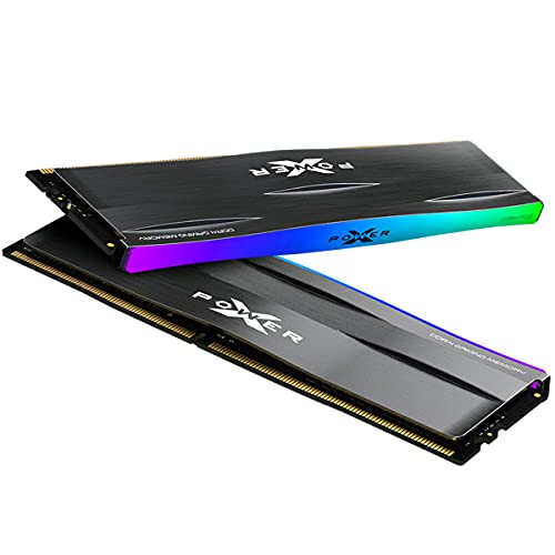 Silicon Power DDR4 32GB (2x16GB) Zenith RGB RAM Gaming 3200MHz (PC4 25600) 288-pin C16 1.35V UDIMM Desktop Memory Module - Low Voltage SP032GXLZU320BDD - 32GB (16GBx2) - DDR4 3200 RGB - Dual-Channel (RGB)