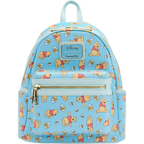 Winnie the Pooh - Collage 10” Faux Leather Mini Backpack