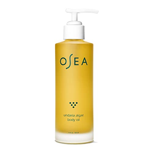 OSEA Undaria Algae™ Body Oil 5 oz - After Shower Body Oil - Non-Greasy Body Serum & Fast Absorbing Skincare - Clean Beauty & Vegan Seaweed Body Moisturizer for Dry Skin - 5 Fl Oz (Pack of 1)