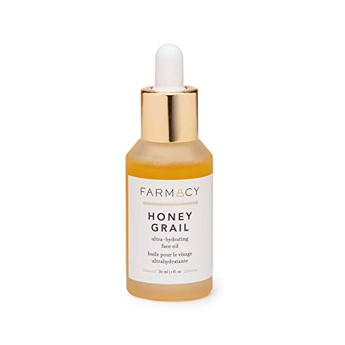 Farmacy Hydrating Face Oil - Honey Grail Nourishing Oil for Skin & Hair - Infused with Sea Buckthorn Oil, Rosehip Oil & Buckwheat Honey to Moisturize & Maintain a Healthy Skin Barrier (30ml) - 1 Fl Oz (Pack of 1)