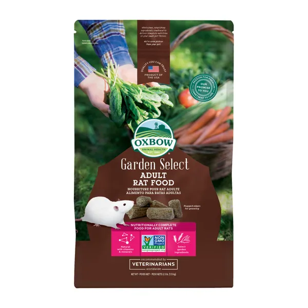 Oxbow Garden Select Fortified Food for Rats - 2.5 Pound (Pack of 1)