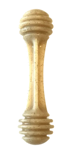 SP Honey Bone Ultra Durable Nylon Dog Chew Toy for Aggressive Chewers - Brown by SodaPup/True Dogs, LLC - SP Honey Bone Nylon Dog Bone - Large