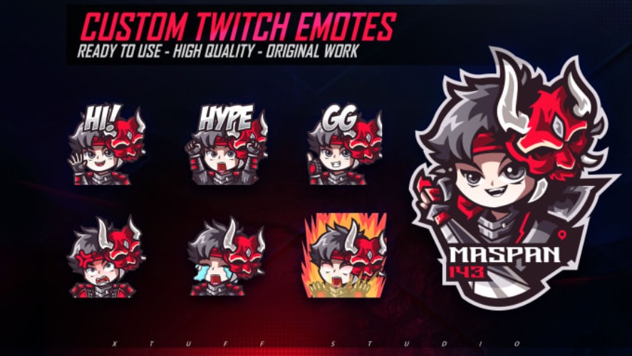 Custom Emotes for Twitch/Discord/Youtube