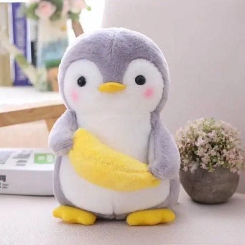 Soft Baby Penguin Plushies in Various Colors and Sizes org instock - 45cm / Banana Penguin