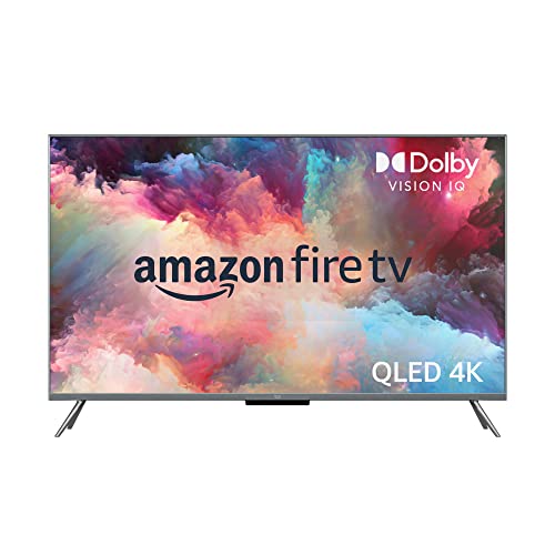 Amazon Fire TV 55" Omni QLED Series 4K UHD smart TV, Dolby Vision IQ, Fire TV Ambient Experience, local dimming, hands-free with Alexa - 55-inch - TV only