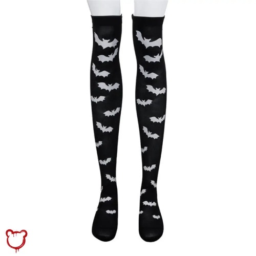 Black and White Bat Socks