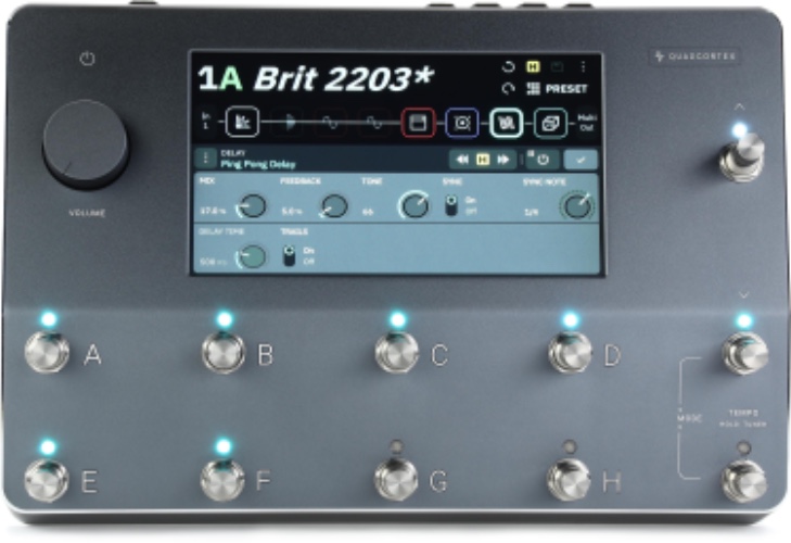 Neural DSP Quad Cortex Quad-Core Digital Effects Modeler/Profiling Floorboard