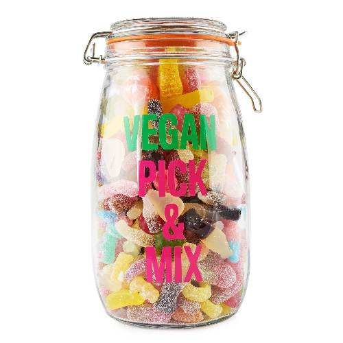 The Eco-Jar - Large - Cool Mums Are Vegan / Pink & Green / Fizz