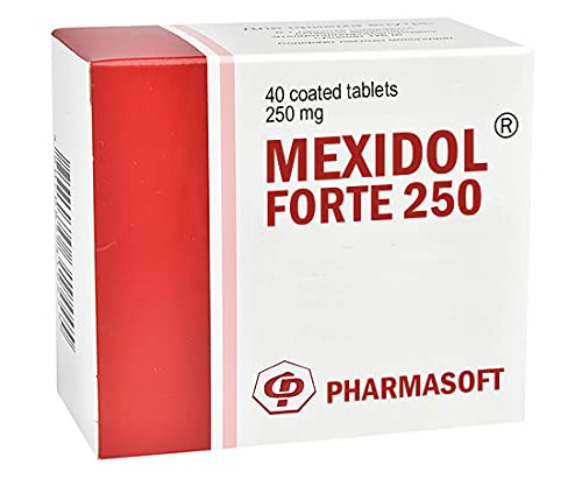 Mexidol Forte 250 mg Anxiety Relief Anti Stress 40 Tablets