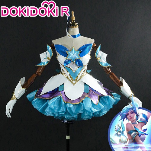 【Size XS-2XL】DokiDoki-R Game League of Legends Cosplay Star Guardian Orianna Cosplay Costume | M-PRESALE