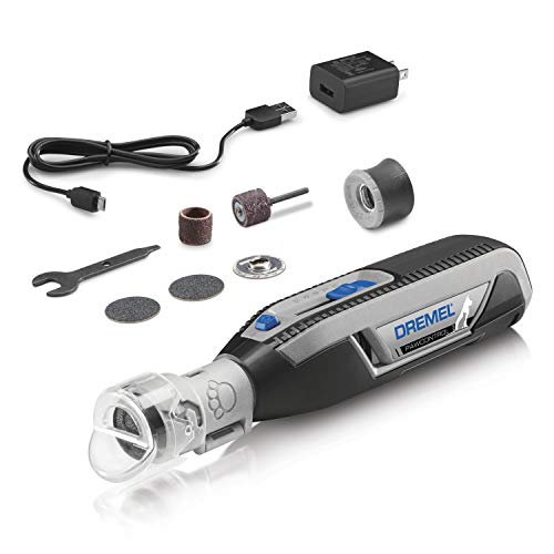 Dremel PawControl 7760-PGK Dog Nail Grinder and Trimmer - Cordless & Rechargeable Pet Grooming Tool Kit - Safe and Humane for Dogs, Cats, and Small Animals - Nail Grinder - Original Kit