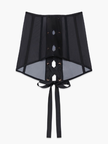 Wallflower Lace-Up Skirt