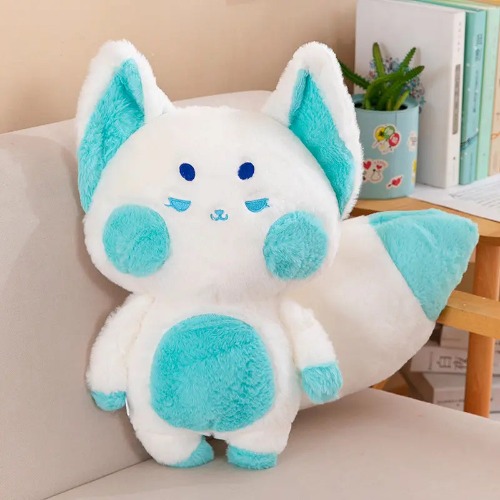 Big Tail Fox Plush - Blue / 35cm