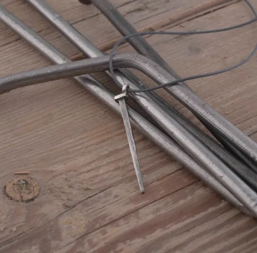 Nail necklace sterling silver (on Etsy) 