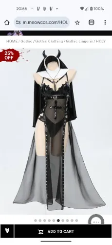 Nun costume - meowcos