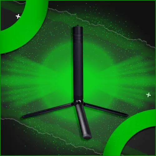 OBSBOT Extendable Tripod, Desk Tripod for Tiny 2/Tiny 4K/1080P/Tail Air/Meet 4K Webcam, Lightweight, Sturdy, Foldable, Stand Tripod for Video Recording, Meeting, Streaming, etc.