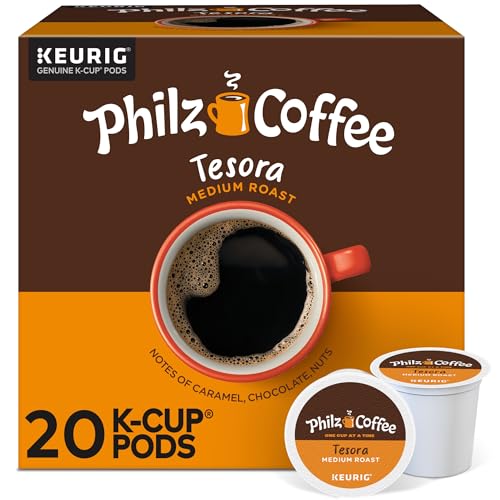 Philz Coffee Tesora K-Cup® Pod Coffee, Single Serve Keurig® K-Cup® Pods, Medium Roast Coffee, 20 count