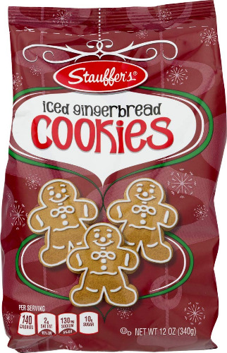 Stauffer's Holiday Cookies:White Fudge or Variety 3-Pack 12 oz. Bags