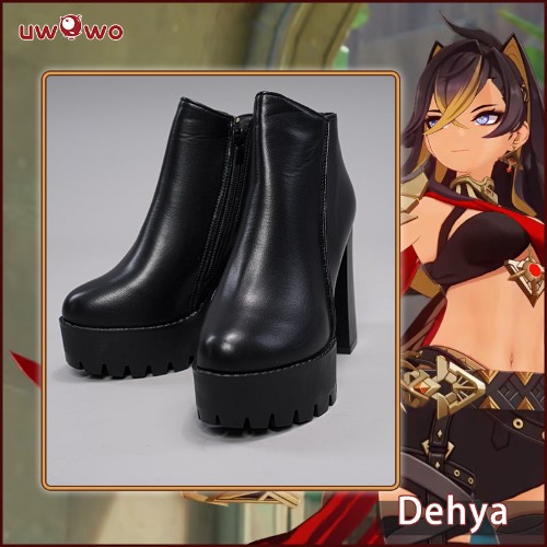 Uwowo Genshin Impact Cosplay Shoes Dehya Cosplay Shoes Sumeru Pyro Claymore Female Shoes - 38