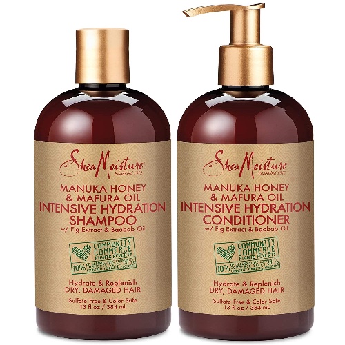 Shea Moisture Intensive Hydration Shampoo & Conditioner Set, 13 FL OZ by Shea Moisture - 