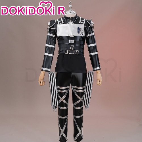 【In Stock】【Size XS-3XL】DokiDoki-R Anime Cosplay Fourth Season Survey Corps Leather Costume | Costume Only-XL-In Stock