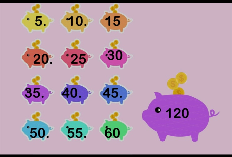 Piggy bank Holiday funds 