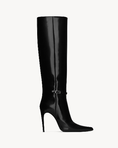 VENDOME boots in glazed leather | Saint Laurent | YSL.com