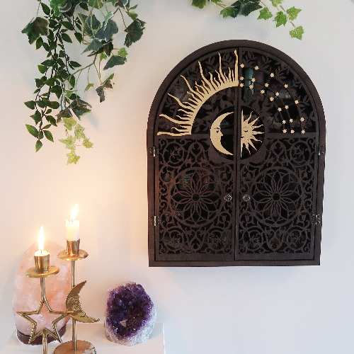 Celestial Arch Cabinet | Brown
