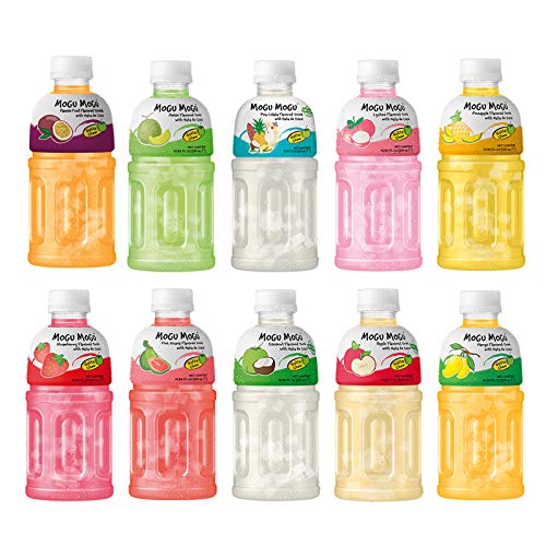 Mogu Mogu Fruit Juice Drink with Nata de Coco (Gotta Chew) 320ml (10 Flavours Set)