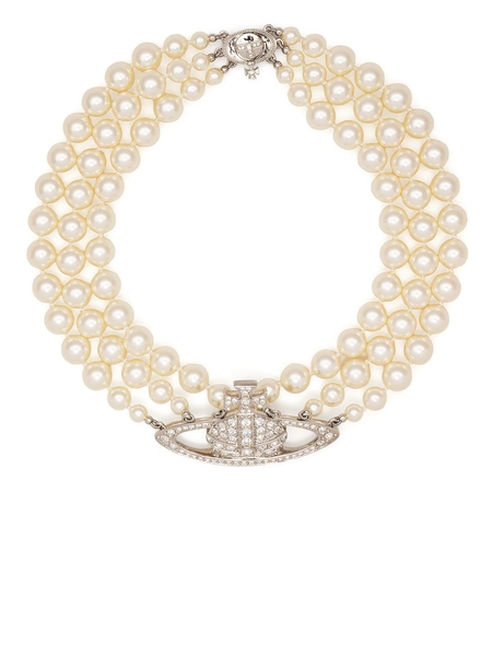 Vivienne Westwood Orb pearl-detail Necklace | Silver | FARFETCH UK