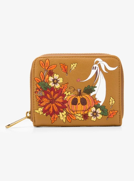 Disney The Nightmare Before Christmas Zero & Jack Skellington Fall Glow-in-the-Dark Wallet - BoxLunch Exclusive