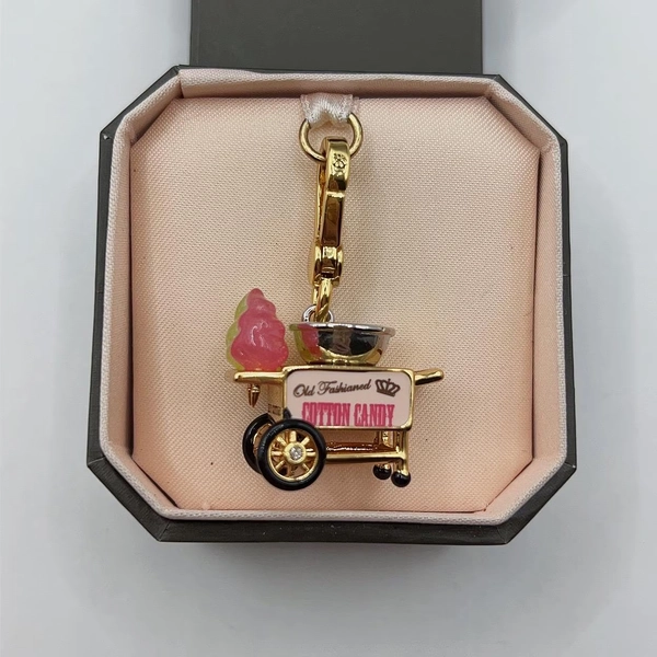 Juicy Couture cotton candy cart charm
