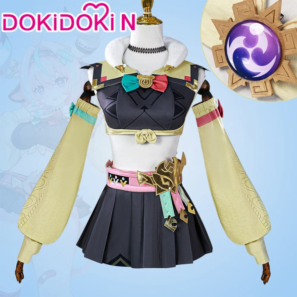 【In Stock】【Size XS-3XL】DokiDoki-N Game Genshin Impact Cosplay Varesa Costume Natlan