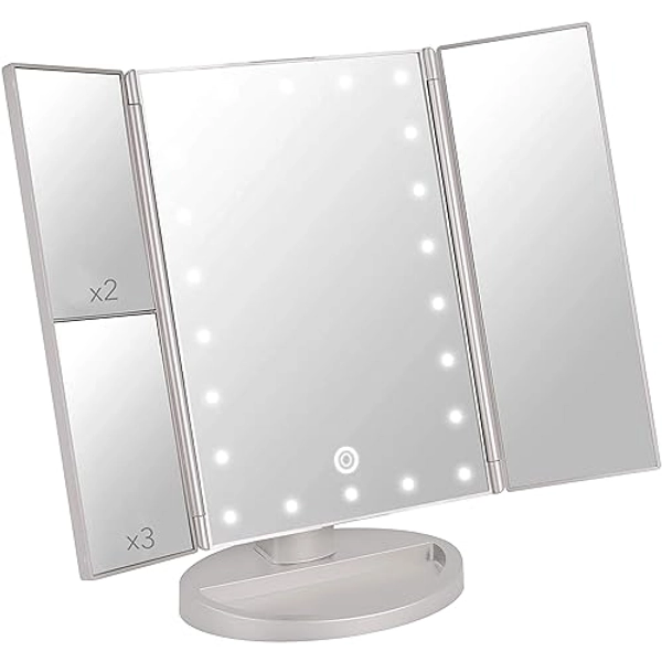 Dressing Table Mirror With Lights (UK COMPANY) Gifts For Her Bedroom Accessories Vanity Mirror Makeup Mirror Desk Mirror