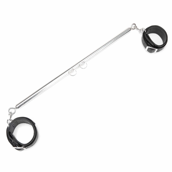 Expandable Spreader Bar Set 35 - 47 With Detachable Leatherette Cuffs