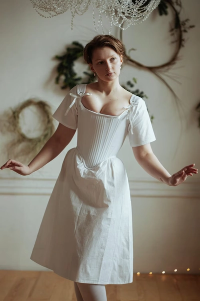 Rococo stays, corset of 18th century, European fashion