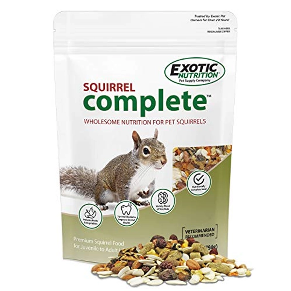 Squirrel Complete (1.75 lb.) - Healthy Natural Food - Nutritionally Complete Diet for Pet & Captive Squirrels - Ground Squirrels, Grey Squirrels, Flying Squirrels, & Chipmunks
