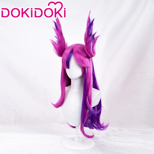 【Ready For Ship】DokiDoki Game Cosplay Cosplay Wig Long Purple Pink