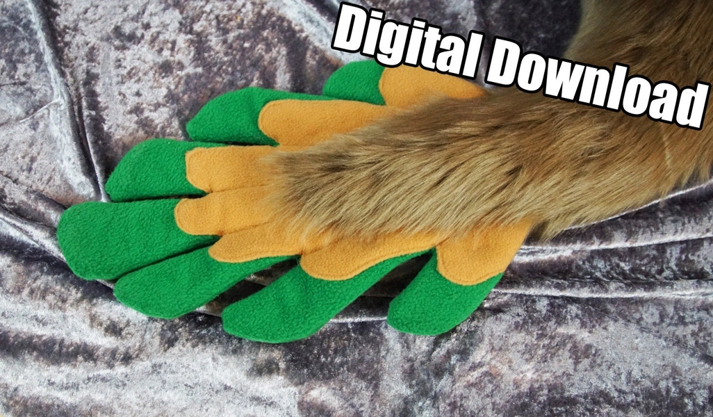 Sewing pattern for Hazo’s tail