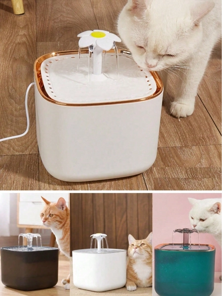 3L/101.5 Oz/0.8 Gallon Pet Fountain Automatic Water Dispenser For Cats And Dogs, Automatic Filter Water Dispenser, Cat Water Dispenser, Dog Water Dispenser, Water Pump Dry Burn Prevention, Silent Water Dispenser, USB Power Cord Without Adapter, Water Pump And Filter Components For Sale