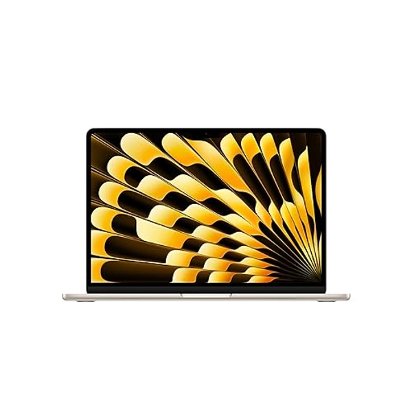 Apple 2025 MacBook Air 13-inch Laptop with M4 chip: Built for Apple Intelligence, 13.6-inch Liquid Retina Display, 16GB Unified Memory, 256GB SSD Storage, 12MP Center Stage Camera, Touch ID; Starlight
