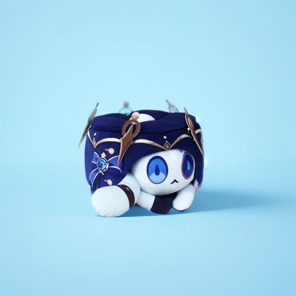 Genshin Cat Cake Plush Cute Genshin Impact Cat Stuffed Animals - Small / Furina