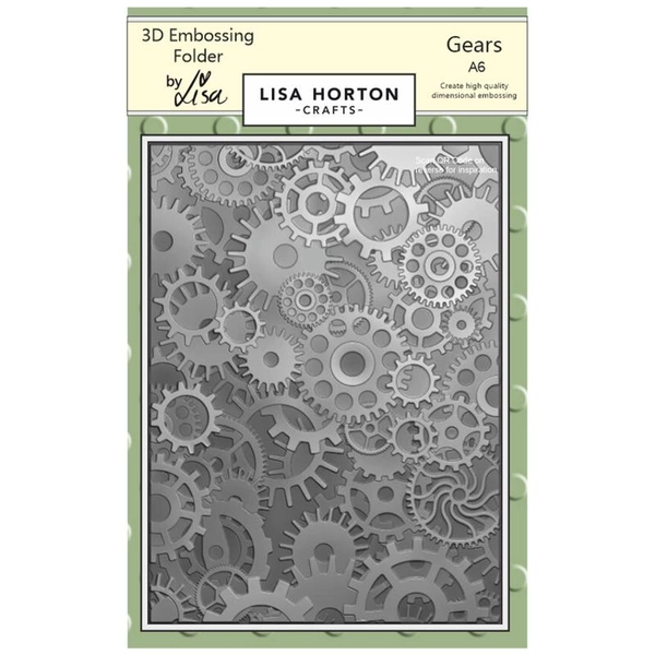 Gears - Lisa Horton Crafts Embossing Folder