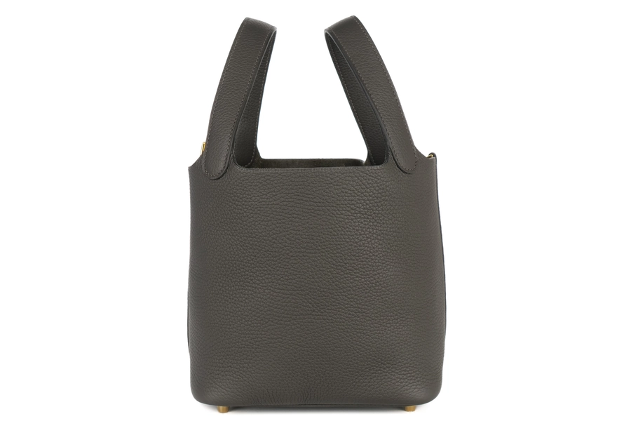 Hermès Picotin 18 Dark Bronze Clemence Gold Hardware