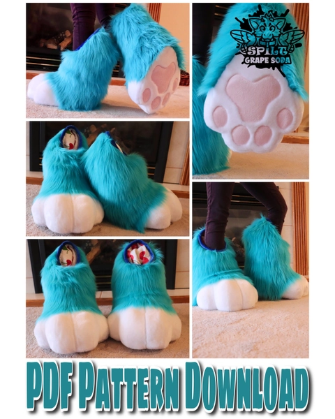 Sewing Pattern for Hazo’s feet