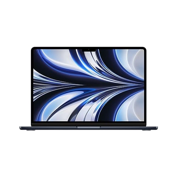 Apple 2022 PC Portatile MacBook Air con chip M2: display Liquid Retina 13,6'', 8GB di RAM, 512GB di archiviazione​​​​​​​ SSD storage, tastiera retroilluminata; color​​​​​​​ Mezzanotte