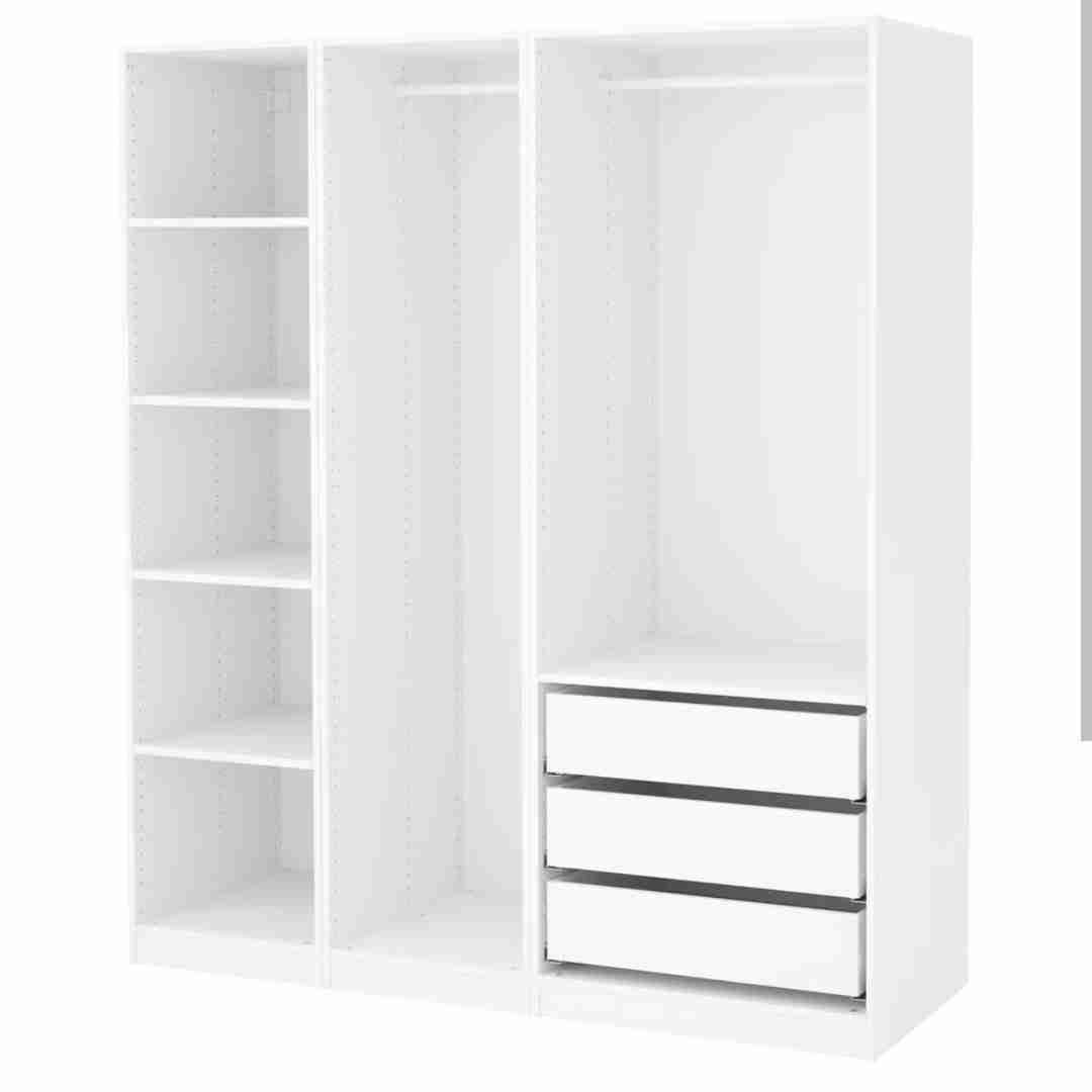 PAX Wardrobe - white 175x58x201 cm