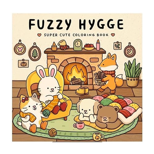 FUZZY HYGGE Coloring Book